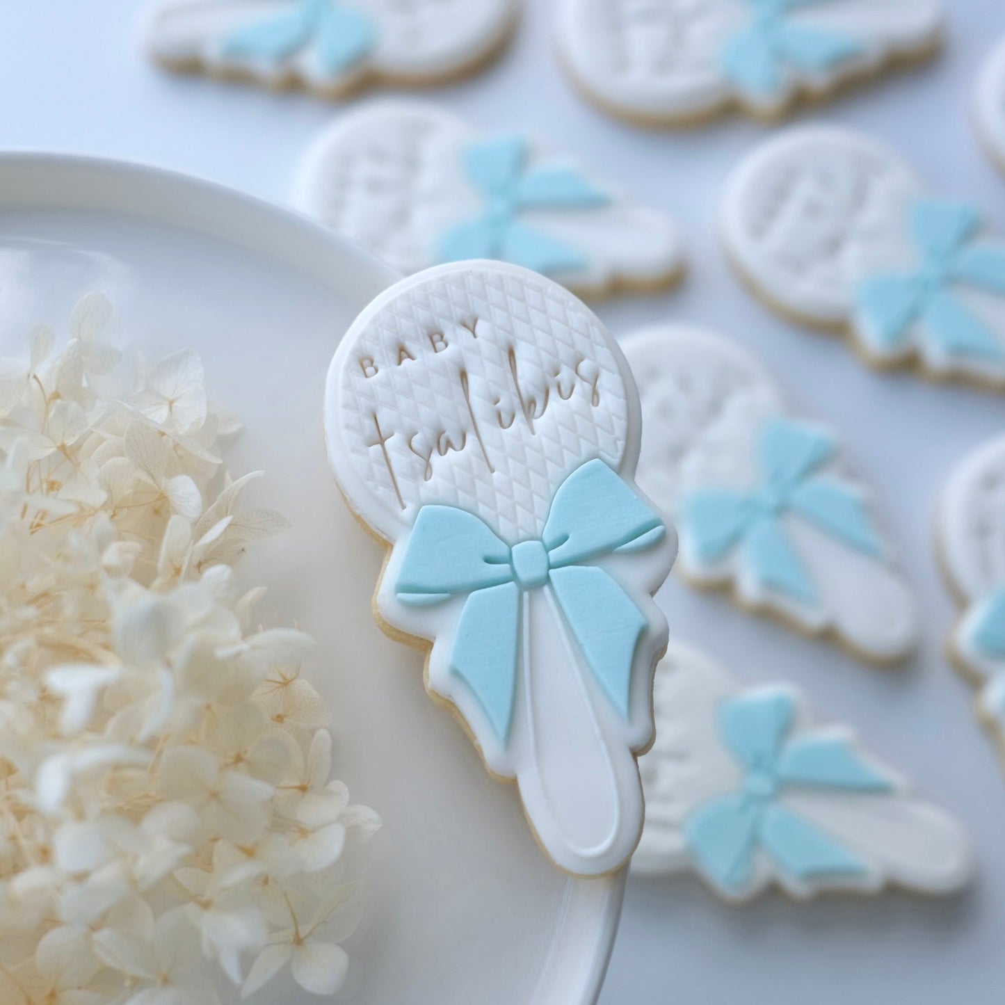 Personalised Baby Rattles 12 Pack - Whimsy Cookie CartWhimsy Cookie CartPersonalised Baby Rattles 12 Pack