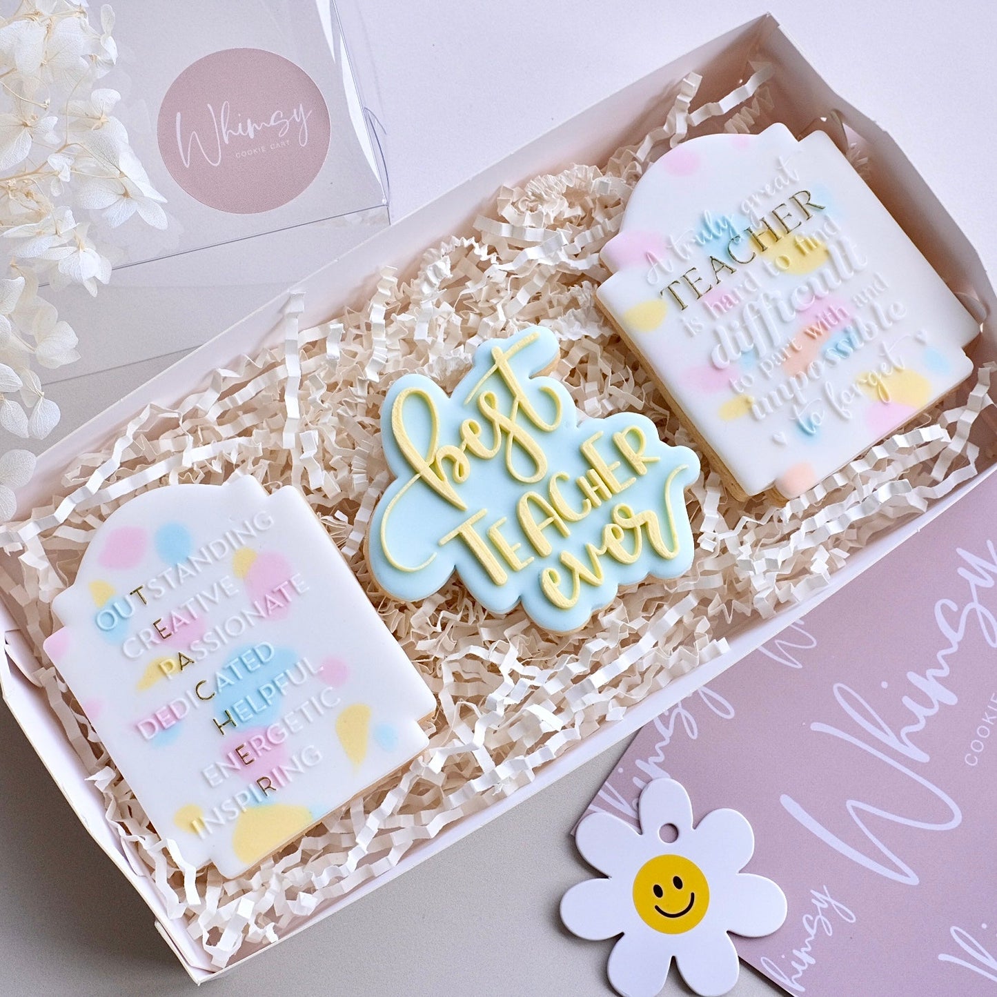 T.E.A.C.H.E.R | Blue - Whimsy Cookie CartWhimsy Cookie CartT.E.A.C.H.E.R | Blue