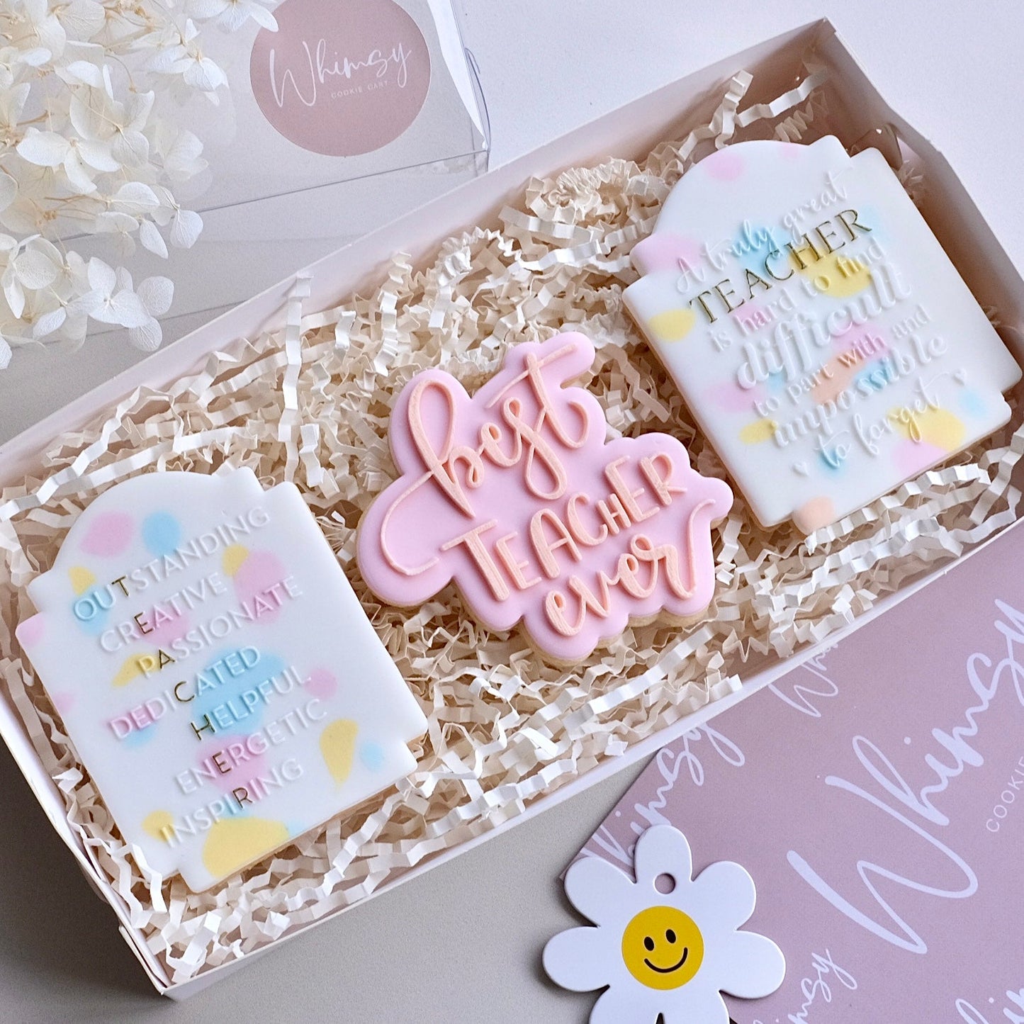 T.E.A.C.H.E.R | Pink - Whimsy Cookie CartWhimsy Cookie CartT.E.A.C.H.E.R | Pink