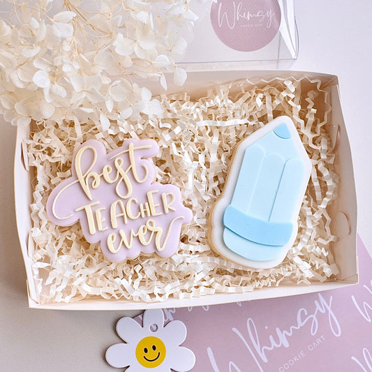 Best Teacher Ever | Lilac - Whimsy Cookie CartWhimsy Cookie CartBest Teacher Ever | Lilac
