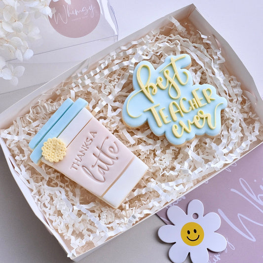 Thanks a latte | Blue - Whimsy Cookie CartWhimsy Cookie CartThanks a latte | Blue